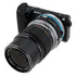 Fotodiox Pro Lens Mount Shift Adapter - Olympus Zuiko (OM) 35mm SLR Lens to Sony Alpha E-Mount Mirrorless Camera Body
