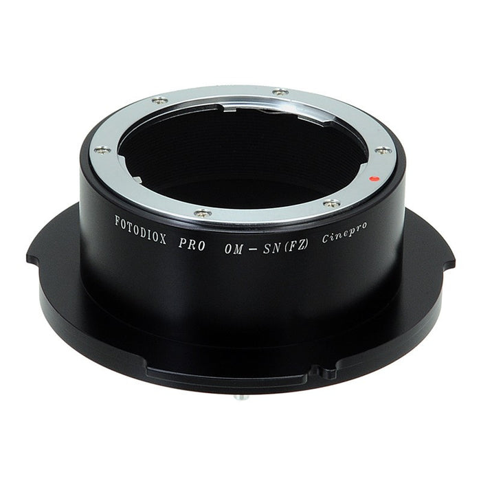 Fotodiox Pro Lens Mount Adapter - Olympus Zuiko (OM) 35mm SLR Lens to Sony CineAlta FZ-Mount Camera Bodies