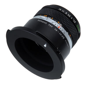 Fotodiox Pro Lens Mount Adapter - Olympus Zuiko (OM) 35mm SLR Lens to Sony CineAlta FZ-Mount Camera Bodies