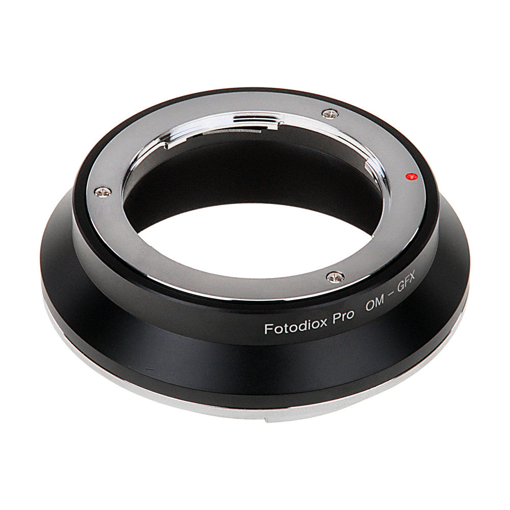Fotodiox Pro Lens Adapter - Compatible with Olympus Zuiko (OM) 35mm SLR Lenses to Fujifilm G-Mount Digital Camera Body