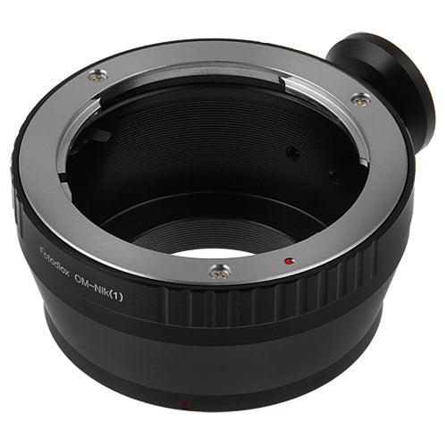 Fotodiox Lens Adapter - Compatible with Olympus Zuiko (OM) 35mm SLR Lenses to Nikon 1-Series Mirrorless Cameras