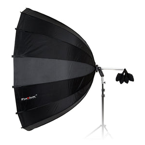 Fotodiox Parabolic Softbox - 80in (200cm) with Bowens Speedring for Bowens, Calumet, Interfit and Compatible Lights - Silver Reflective Interior with Double Diffusion Panels - Replenishment Is Pending As of 11/12/2018