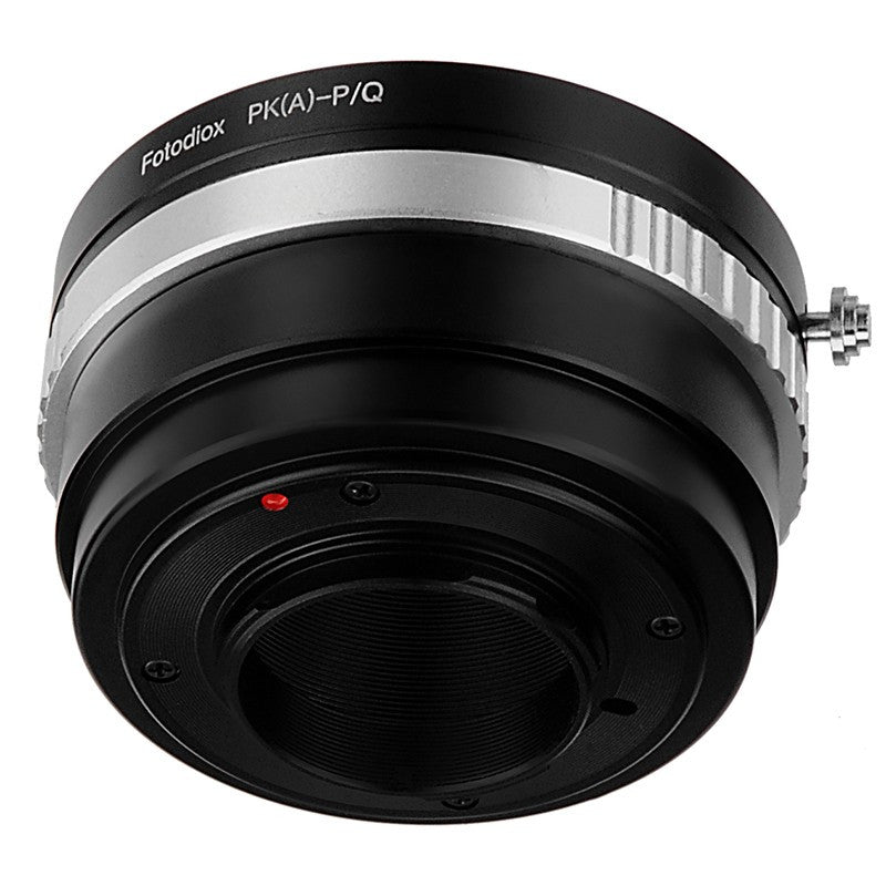 Fotodiox Lens Mount Adapter - Pentax K AF Mount (PKAF) DSLR Lens to Pentax Q (PQ) Mount Mirrorless Camera Bodies with Built-In Aperture Control Dial