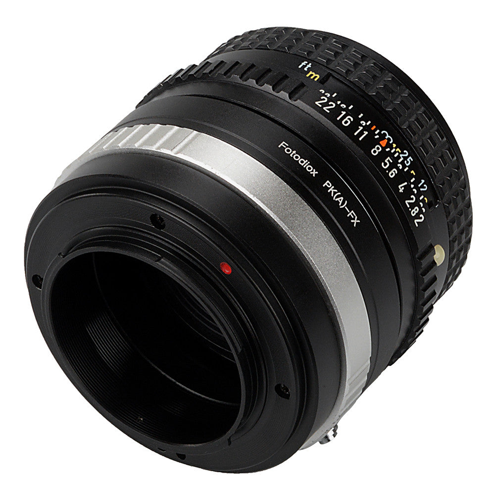 Fotodiox Lens Mount Adapter - Pentax K Mount (PKAF) D/SLR Lens to Fujifilm Fuji X-Series Mirrorless Camera Body