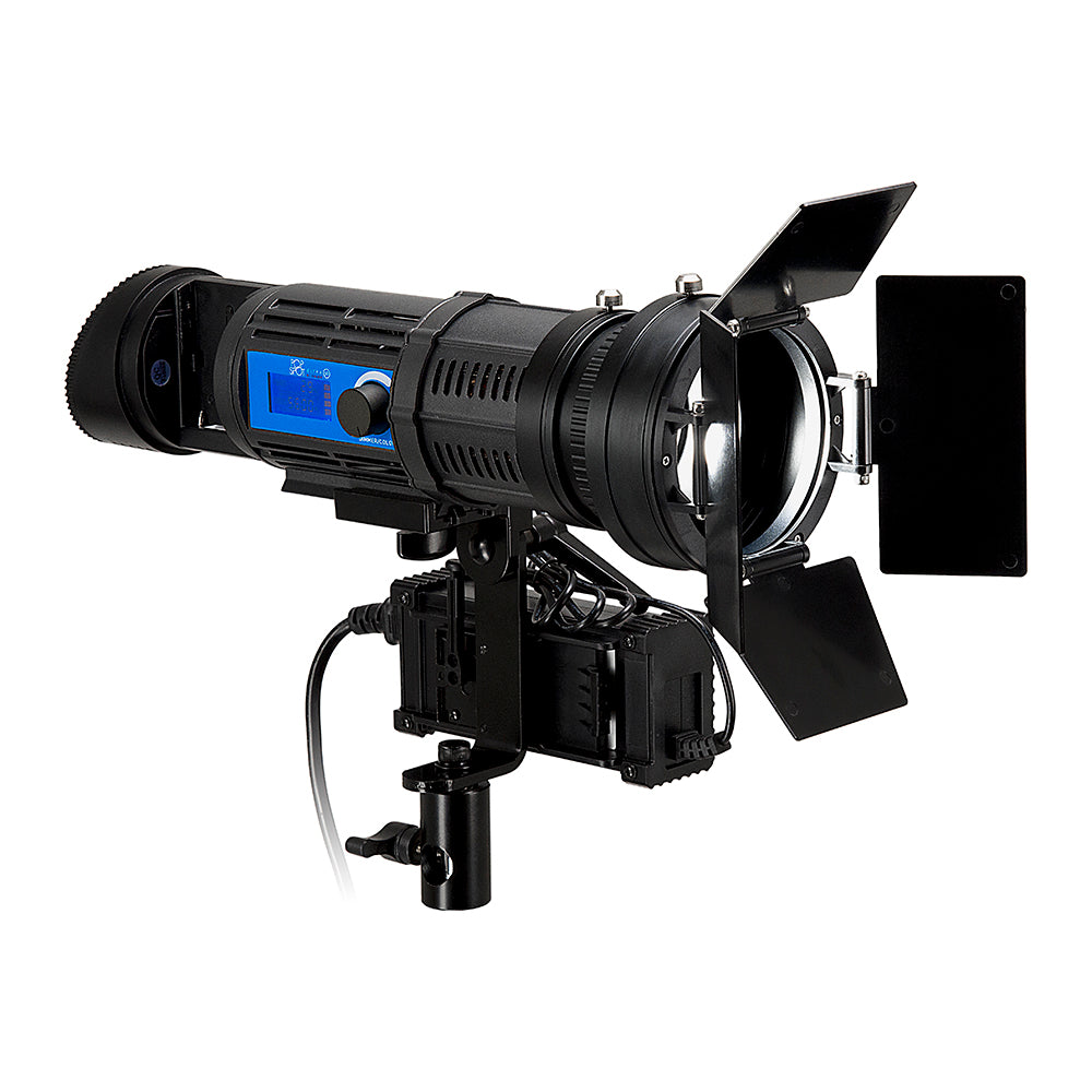Fotodiox Pro PopSpot Ultra 50 Daylight - Focusing LED Light Kit, High-Intensity Daylight LED 5600k Focusable Spot Light for Still and Video