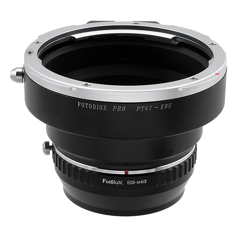 Fotodiox Pro Lens Mount Adapter - Pentax 6x7 (P67, PK67) Mount Lenses to Micro Four Thirds (MFT, M4/3) Mount Mirrorless Camera Body