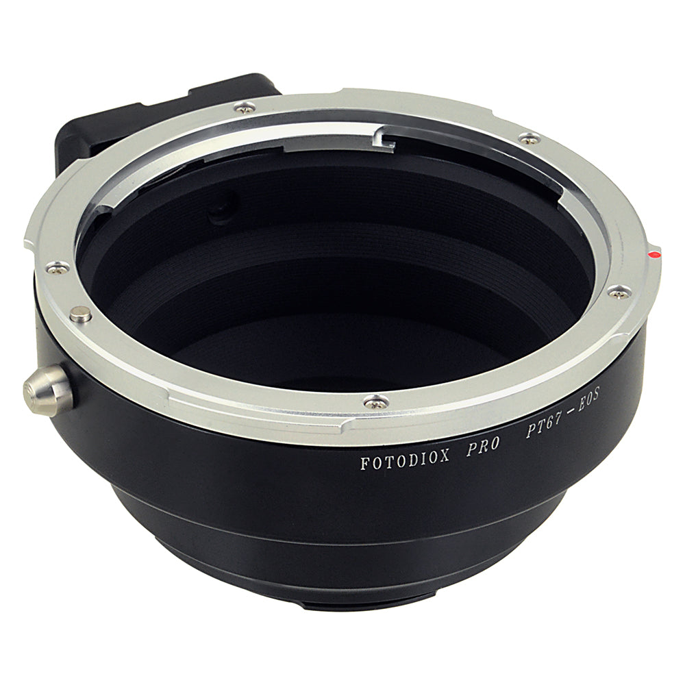 Fotodiox Pro Lens Mount Adapter Compatible with Pentax 6x7 (P67, PK67) Mount SLR Lens to Canon EOS (EF, EF-S) Mount SLR Camera Body - with Generation v10 Focus Confirmation Chip