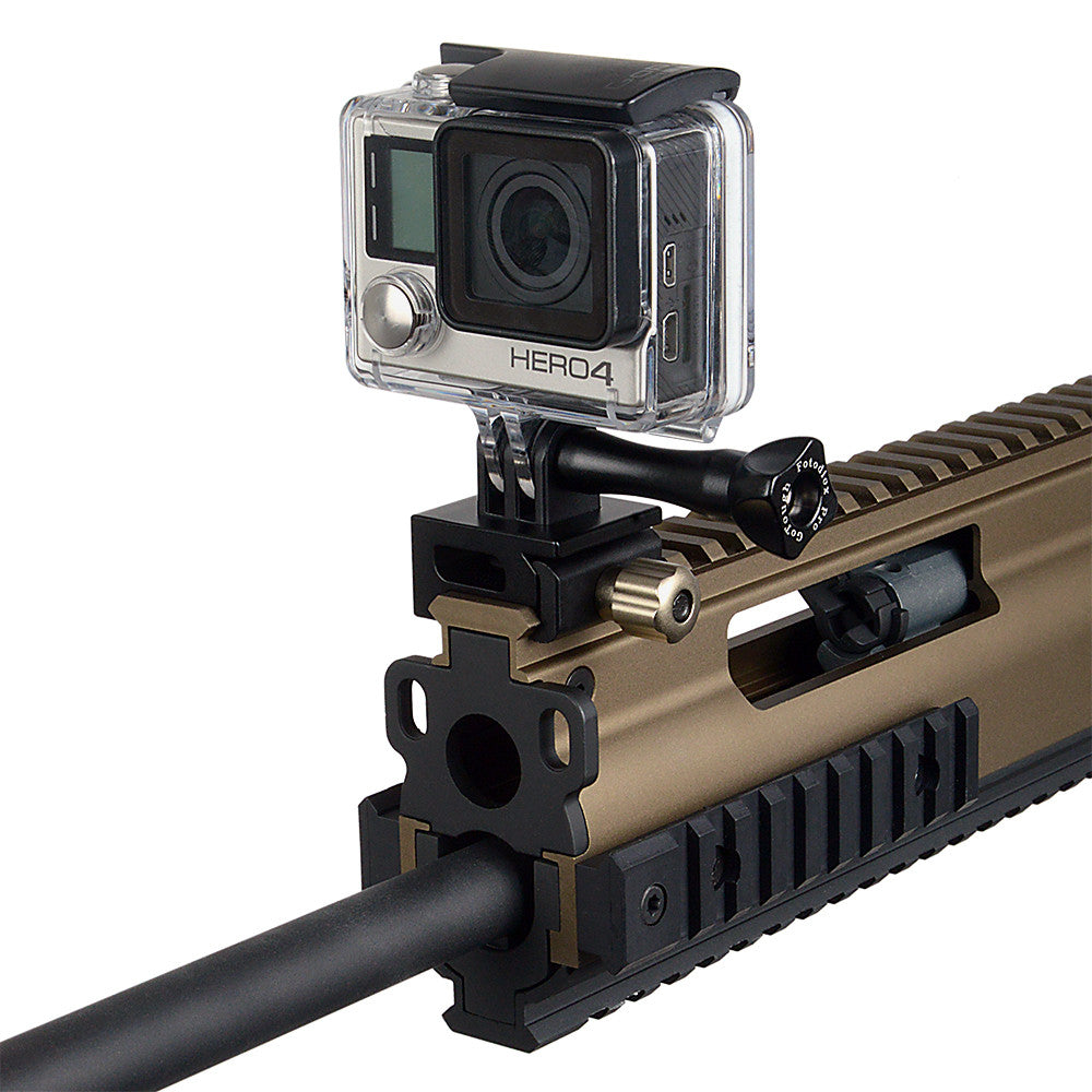 RAIL DOGZ 3-Prong Gun Rail Mount for GoPro HERO 2-Prong Mounting Syste ...