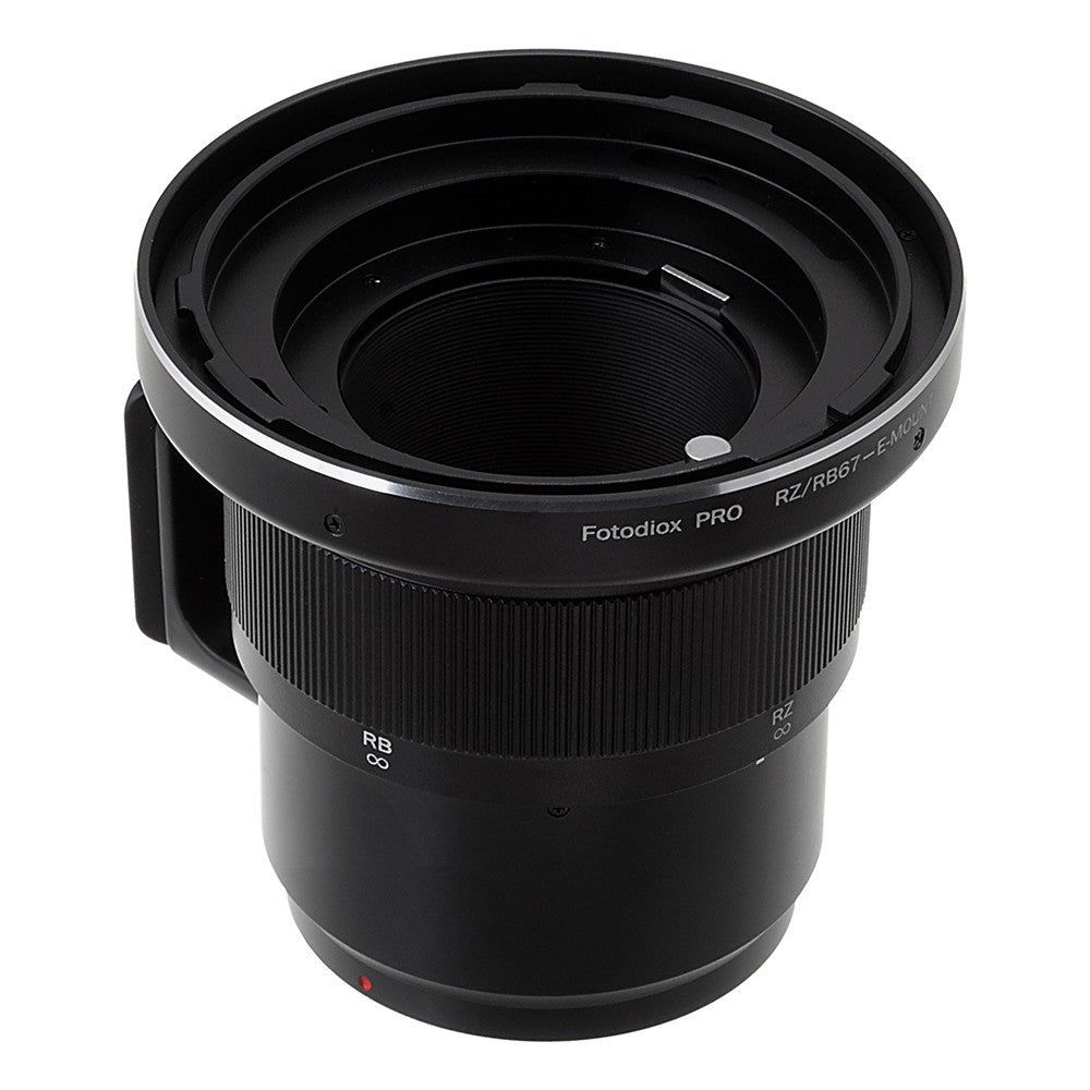Fotodiox Pro Lens Mount Adapter - Mamiya RB67/RZ67 Mount SLR Lens to Sony Alpha E-Mount Mirrorless Camera Body