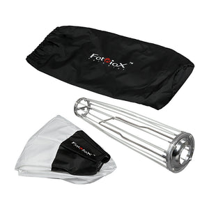 Fotodiox Lantern Softbox with Photogenic Speedring for Photogenic and Compatible - Collapsible Globe Softbox with Partial Silver Reflective Interior and Soft Diffusion Panels