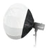 Fotodiox Lantern Softbox with Broncolor Speedring for Broncolor (Impact), Visatec, and Compatible - Collapsible Globe Softbox with Partial Silver Reflective Interior and Soft Diffusion Panels