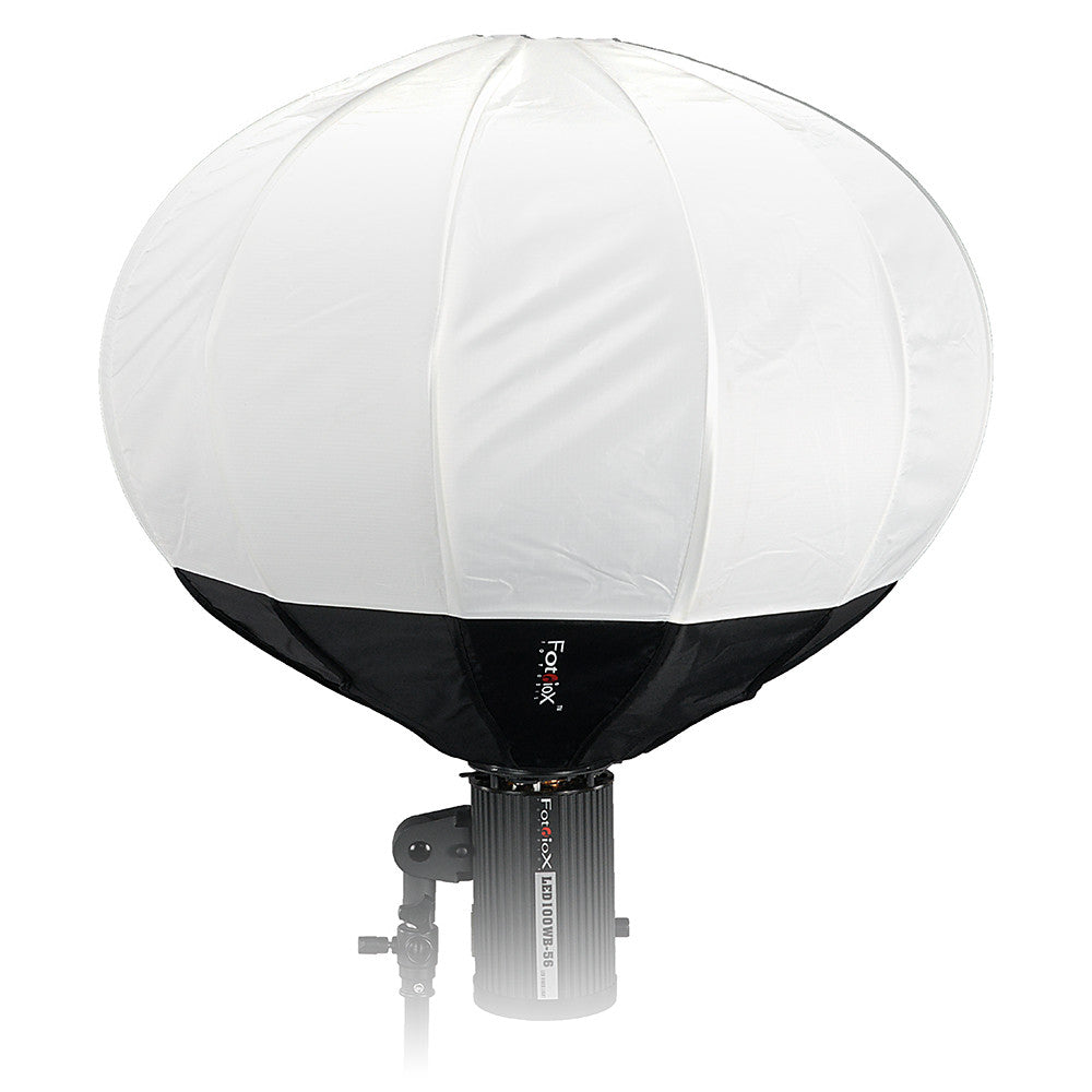 Fotodiox Lantern Softbox with Multiblitz V Speedring for Multiblitz V, Varilux, and Compatible - Collapsible Globe Softbox with Partial Silver Reflective Interior and Soft Diffusion Panels