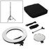 Fotodiox Selfie Starlite Vlog Light - 18in Bi-Color Dimmable LED Ring Light for Portrait, Photography, Makeup, YouTube, Live Streaming Video and more