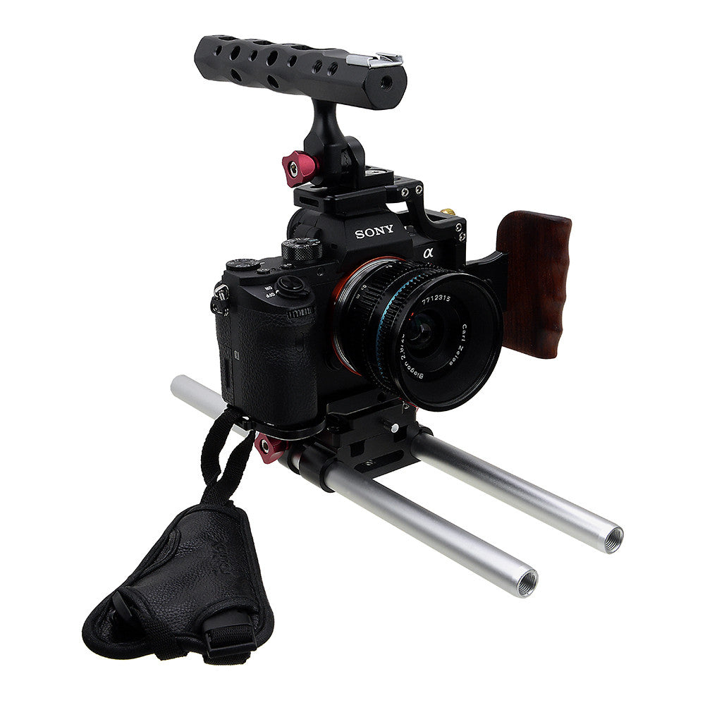 Fotodiox Pro Cinema Black Sharkcage for Sony α7II-Series Cameras