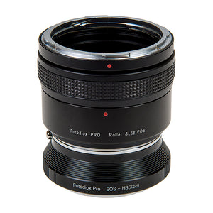 Fotodiox Pro Lens Mount Double Adapter, Rolleiflex SL66 Series and Canon EOS (EF / EF-S) D/SLR Lenses to Hasselblad XCD Mount Mirrorless Digital Camera Systems