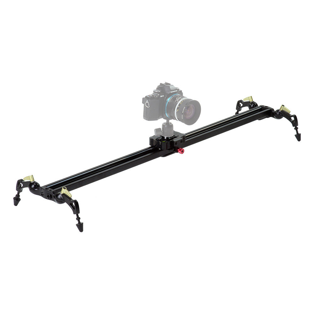  Fotodiox Pro SlideCam 800 - 32" Video Slider Stabilizer, DSLR Camera Track Slider, Linear Stabilization Rail System With Ball-Bearing Slide Mechanism, Adjustable Legs and Carrying Case 