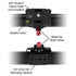  Fotodiox Pro SlideCam Video Slider Stabilizer, DSLR Camera Track Slider, Linear Stabilization Rail System With Ball-Bearing Slide Mechanism, Adjustable Legs and Carrying Case 