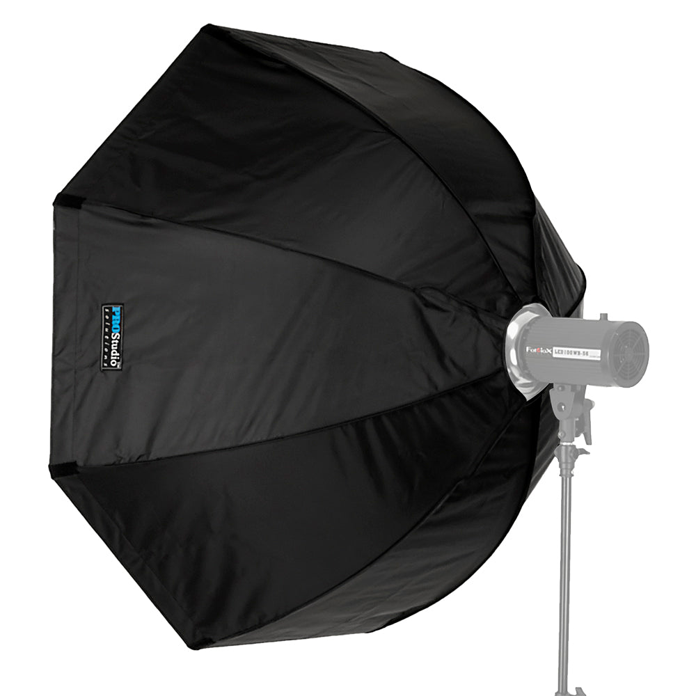 Pro Studio Solutions EZ-Pro Softbox with Multiblitz V Speedring for Multiblitz V, Varilux, and Compatible - Quick Collapsible Softbox with Silver Reflective Interior with Double Diffusion Panels