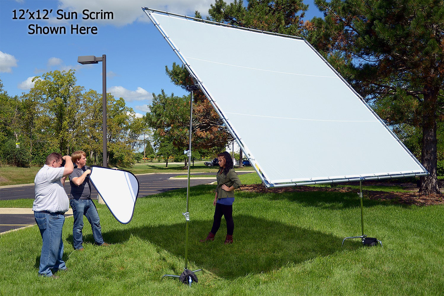 Pro Studio Solutions Giant Sun Scrim - Collapsible Frame Diffusion Kit with Carry Bag