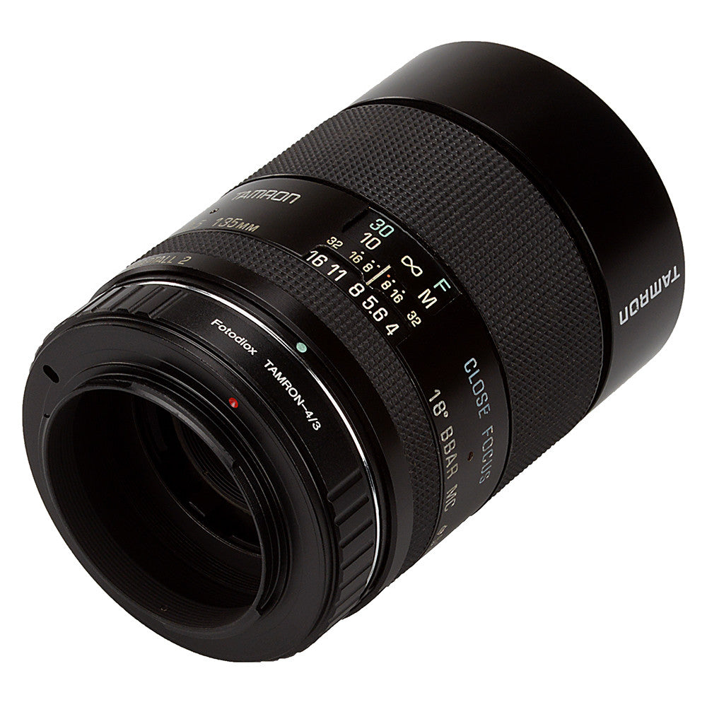 Fotodiox Lens Adapter - Compatible with Tamron Adaptall (Adaptall-2) Mount SLR Lenses to Olympus 4/3 (OM4/3) Mount DSLR Cameras
