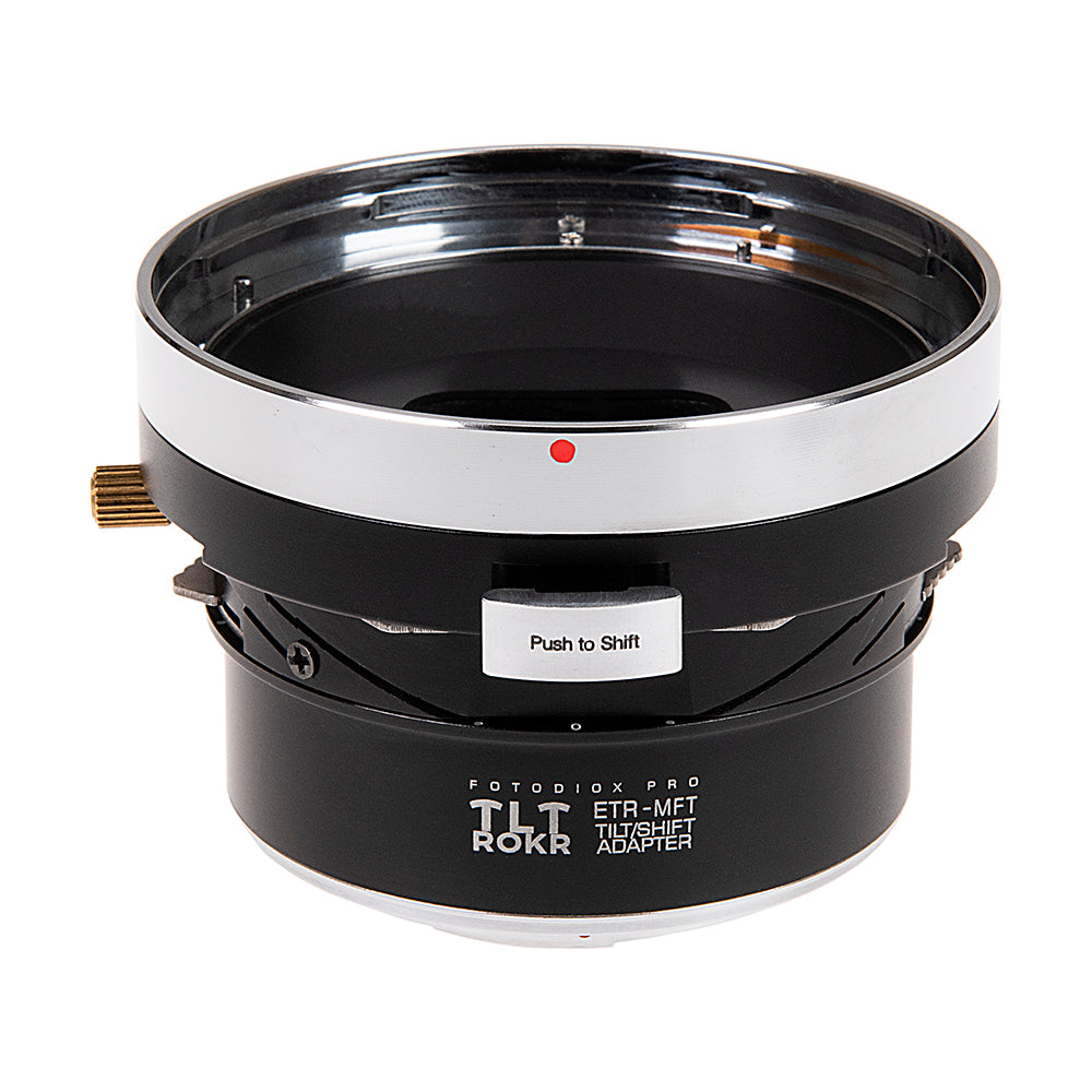 Fotodiox Pro TLT ROKR - Tilt / Shift Lens Mount Adapter for Bronica ETR Mount SLR Lenses to Micro Four Thirds (MFT, M4/3) Mount Mirrorless Camera Body