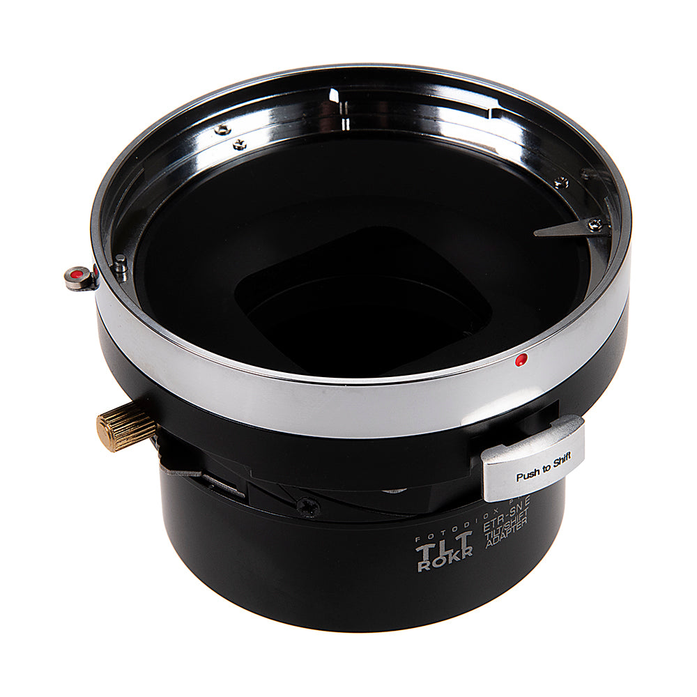 Fotodiox Pro TLT ROKR - Tilt / Shift Lens Mount Adapter for Bronica ETR Mount SLR Lenses to Sony Alpha E-Mount Mirrorless Camera Body