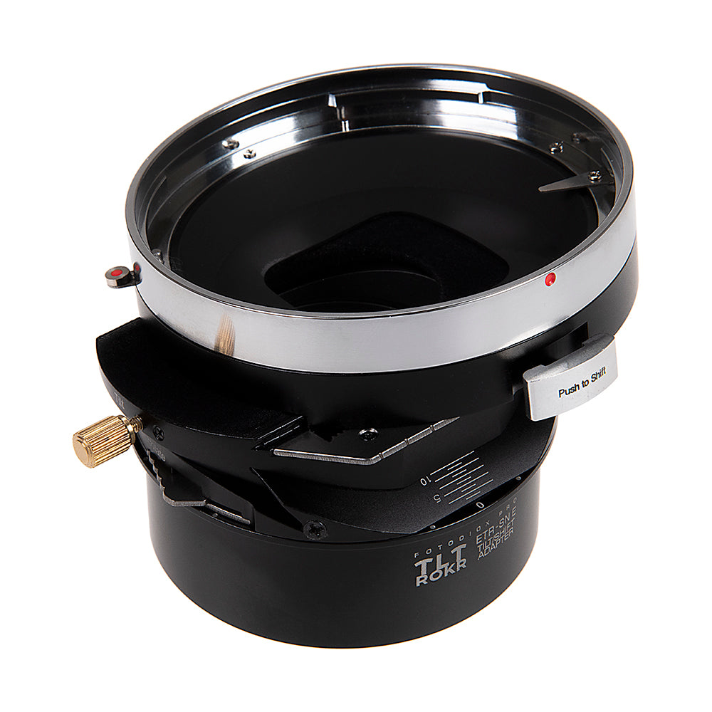 Fotodiox Pro TLT ROKR - Tilt / Shift Lens Mount Adapter for Bronica ETR Mount SLR Lenses to Sony Alpha E-Mount Mirrorless Camera Body