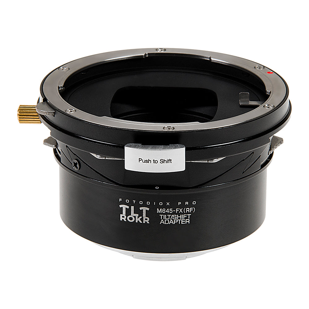 Fotodiox Pro TLT ROKR - Tilt / Shift Lens Mount Adapter for Mamiya 645 (M645) Mount Lenses to Fujifilm Fuji X-Series Mirrorless Camera Body