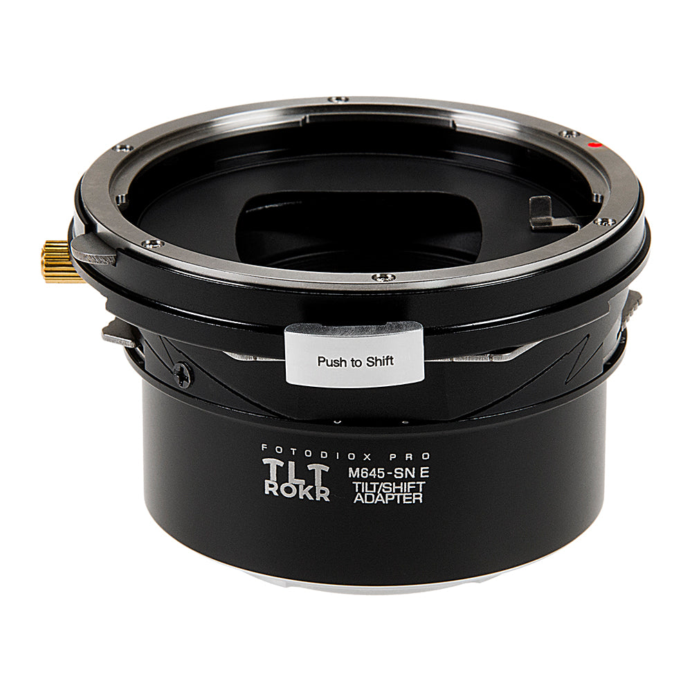 Fotodiox Pro TLT ROKR - Tilt / Shift Lens Mount Adapter for Mamiya 645 (M645) Mount Lenses to Sony Alpha E-Mount Mirrorless Camera Body