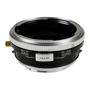Fotodiox Pro TLT ROKR - Tilt / Shift Lens Mount Adapter for Pentacon 6 (Kiev 66) SLR Lenses to Canon EOS (EF, EF-S) Mount SLR Camera Body