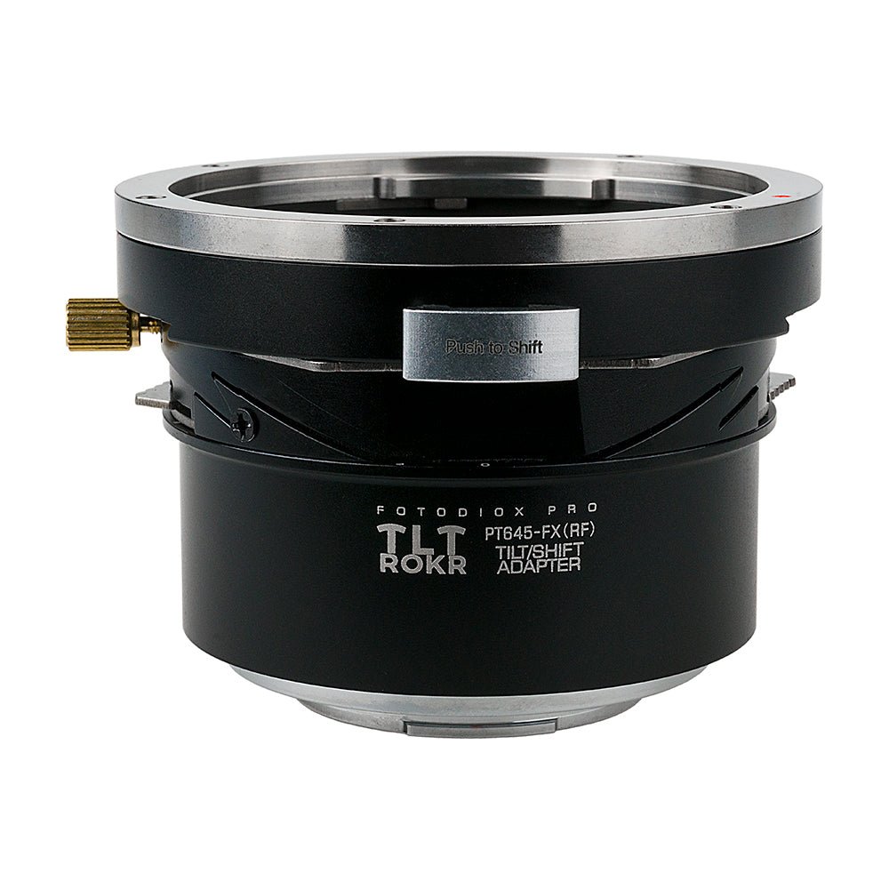 Fotodiox Pro TLT ROKR - Tilt / Shift Lens Mount Adapter for Pentax 645 (P645) Mount SLR Lenses to Fujifilm Fuji X-Series Mirrorless Camera Body
