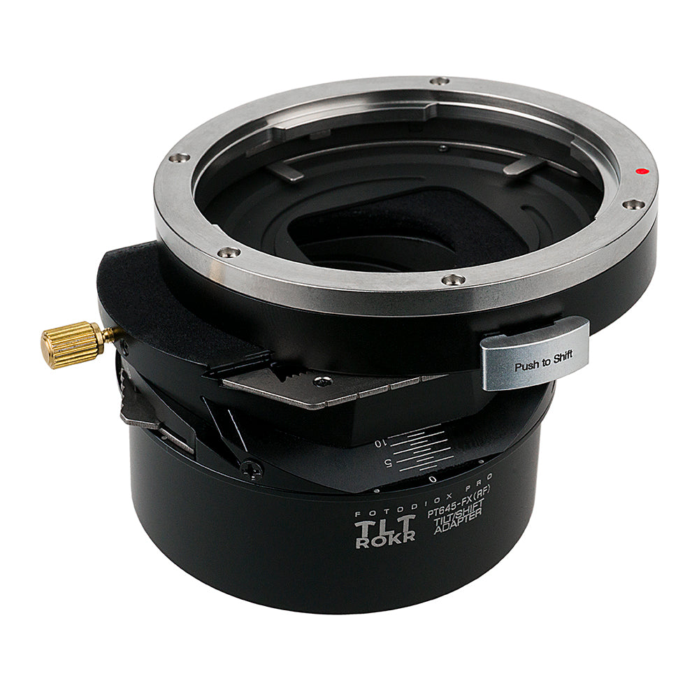 Fotodiox Pro TLT ROKR - Tilt / Shift Lens Mount Adapter for Pentax 645 (P645) Mount SLR Lenses to Fujifilm Fuji X-Series Mirrorless Camera Body