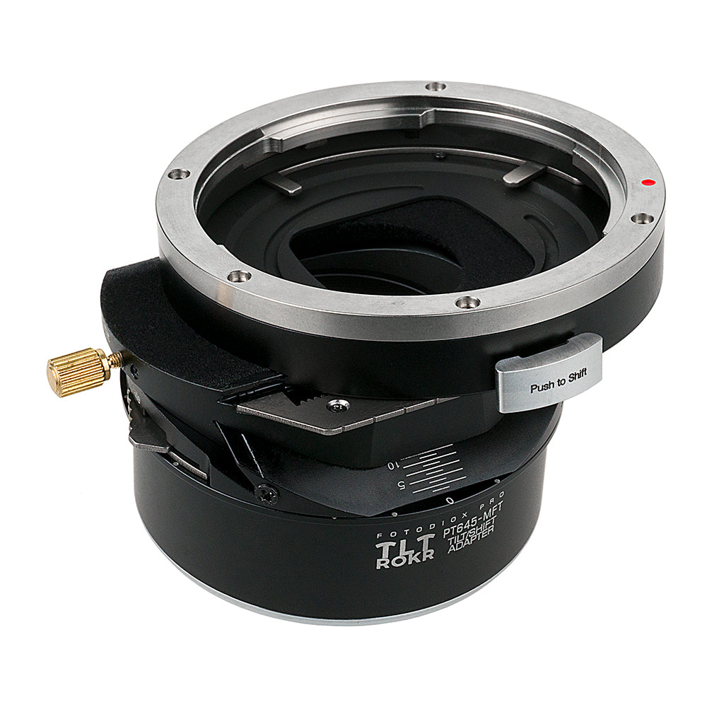 Fotodiox Pro TLT ROKR - Tilt / Shift Lens Mount Adapter for Pentax 645 (P645) Mount SLR Lenses to Micro Four Thirds (MFT, M4/3) Mount Mirrorless Camera Body