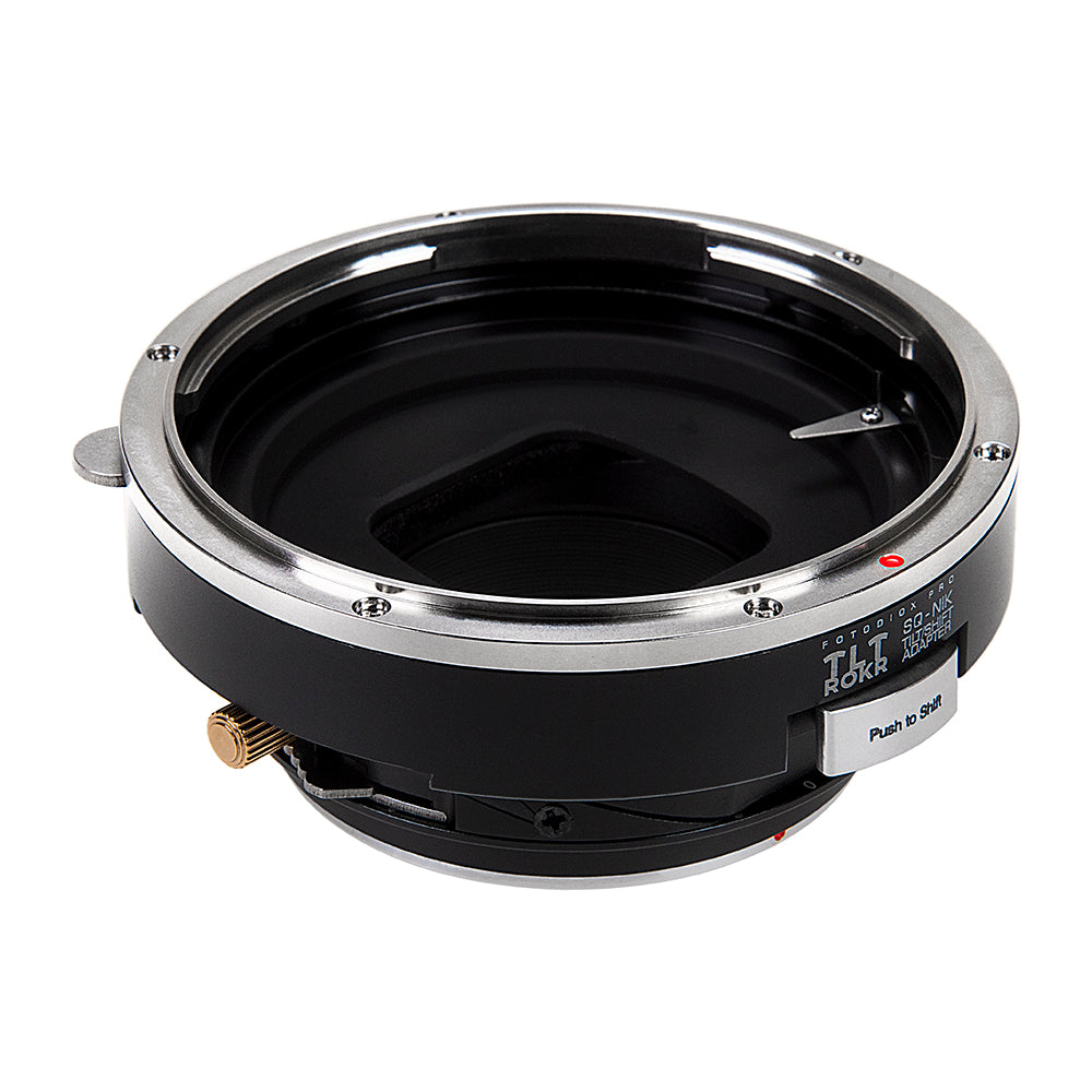 Fotodiox Pro TLT ROKR - Tilt / Shift Lens Mount Adapter for Bronica SQ Mount Lenses to Nikon F Mount SLR Camera Body