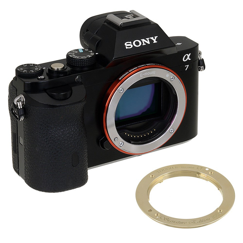 Fotodiox Pro TOUGH E-Mount - Signature Gold Edition - Light Tight Replacement Lens Mount for Sony E-mount Cameras