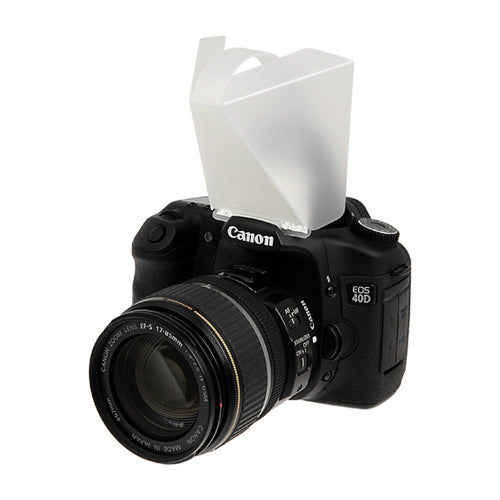 Fotodiox Pop-up Flash Diffuser with Harsh Light Minimizer - Universal Diffusion for DSLR On Camera Pop Up Flash: Canon, Nikon, Pentax, Sony