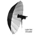 Fotodiox Pro 16-rib, 60" Black and Silver Reflective Parabolic Umbrella