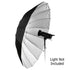 Fotodiox Pro 16-rib, 72" Black and Silver Reflective Parabolic Umbrella