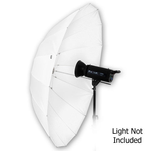 Fotodiox Pro 16-rib, 60" Shoot-Through Neutral White Diffusion Parabolic Umbrella