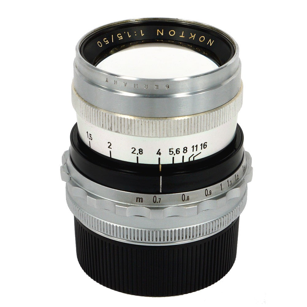 Fotodiox Pro Lens Adapter with Leica 6-Bit M-Coding - Compatible with Voigtländer Nokton & Ultron 50mm Lenses to Leica M Mount Rangefinder Cameras