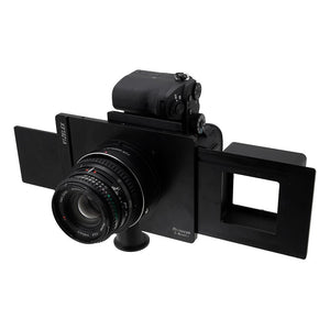 Vizelex RhinoCam+ Hasselblad V-Mount for Sony Alpha E-Mount Full Frame Mirrorless Camera Body - for Shift Stitching 645 and Panoramic Sized Images with Medium Format Lenses