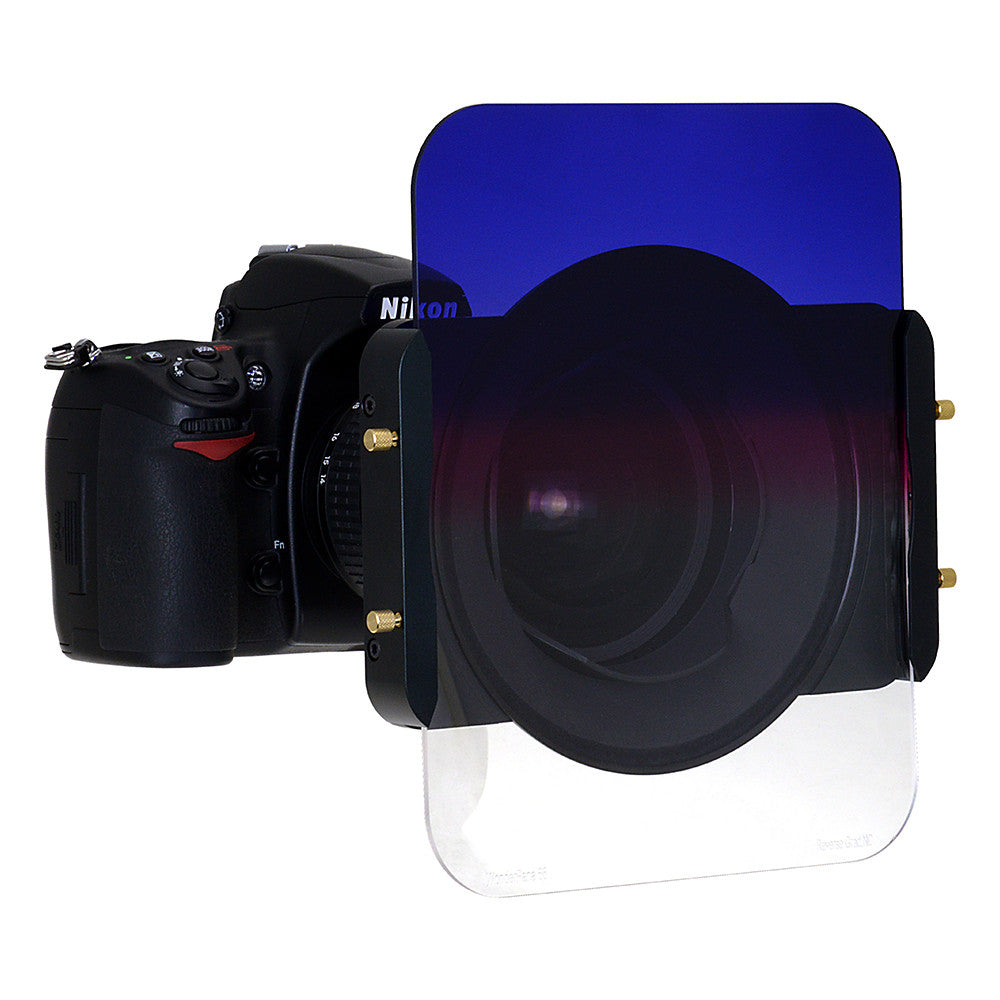 Fotodiox Pro 6.6x8.5" Twilight Effect Graduated 2-Color (Blue to Pink to Clear) Neutral Density Filter 0.6 (Grad-ND4, 2-Stop) Soft Edge Filter (works with WonderPana 66 & FreeArc Systems)