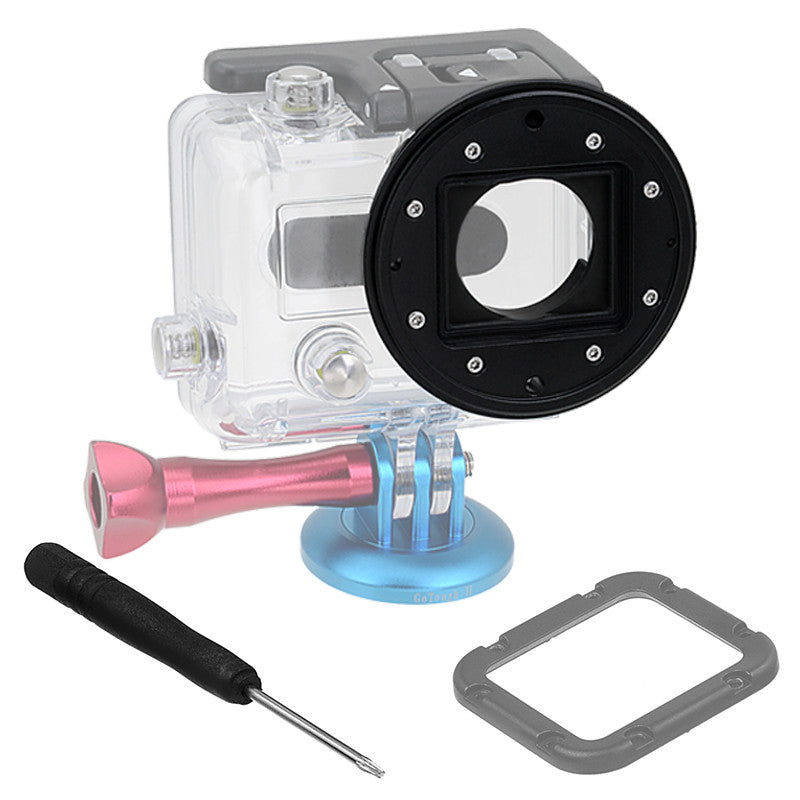 Fotodiox Pro WonderPana Go H3 Underwater Kit - GoTough Filter Adapter System f/ GoPro HERO3 Underwater Housing with Two Correction Filters (f/ Blue & Green Water)