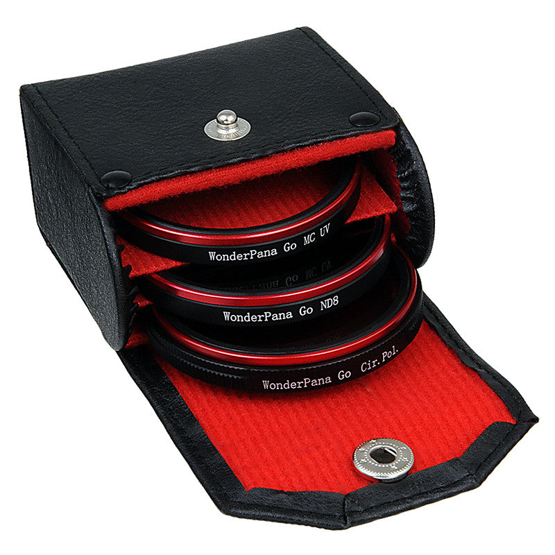 Fotodiox Pro WonderPana Go H3 Naked Standard Kit - GoTough Filter Adapter System f/ GoPro HERO3 Naked Camera with Three Filters (UV, CPL, ND8)