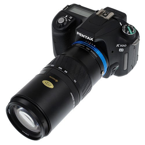 Fotodiox Pro Lens Mount Adapter - Yashica 230 AF SLR Lens to Pentax K (PK) Mount SLR Camera Body with Built-In Aperture Control Dial