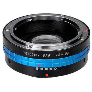Mamiya 35mm (ZE) SLR Lens to Pentax K (PK) Mount SLR Camera Body Adapter